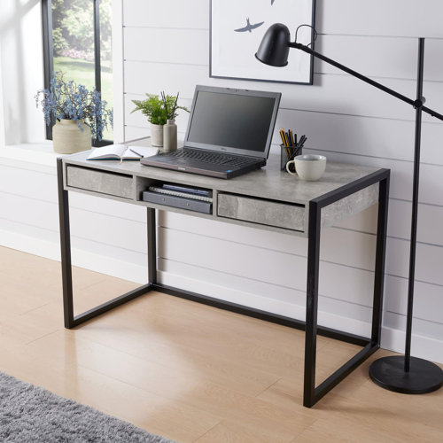 17 Stories Kraul 120Cm W Rectangular Computer Desk Wayfair.co.uk